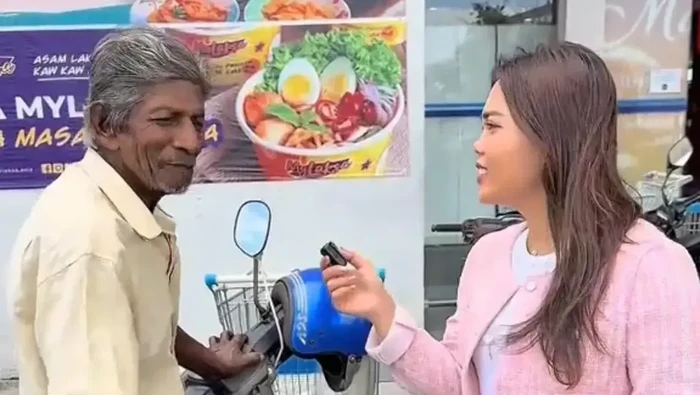 Kakek Ini Tolak Sembako Gratis dari Influencer, Alasannya bikin Haru!