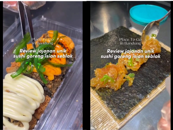 Setelah Seblak Matcha, Bandung Hadirkan Sushi Goreng Isi Seblak yang Mempesona!
