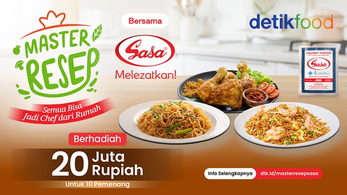 Siapa yang Berani Menantang Master Resep Sasa? Buktikan Jago Masakmu dan Dapatkan Hadiah Rp 2 Juta!