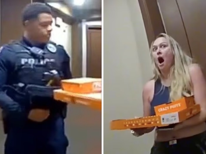 **Kocak! Pizza Pelanggan Diantar Polisi, Rasakan Kejutan Ini Saat Makan!**