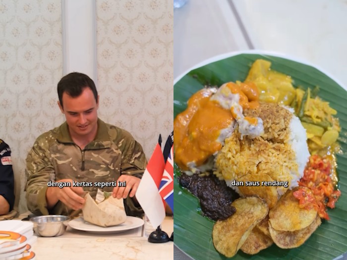 **Prajurit Angkatan Laut Inggris Tercinta dengan Nasi Padang, Nikmatnya Ayam Pop dan Telur Dadar!**