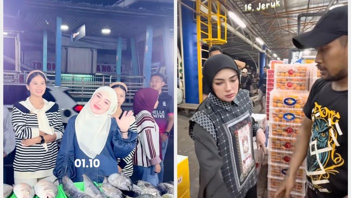 Shella Saukia dan Rahasia Belanja Segar di Pasar Kramat Jati: Ikan dan Buah Lezat