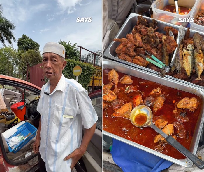 Keren! Kakek 76 Tahun dan 10 Lauk: Menikmati Nasi Campur di Mobil dengan Tradisi Favorit!