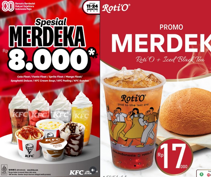 7 Promo Makanan Lezat untuk Rayakan 17 Agustus, Dijamin Seru!